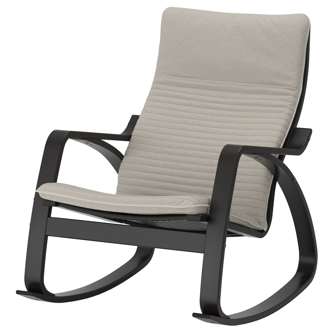 POÄNG Rocking chair, Knisa light beige - IKEA